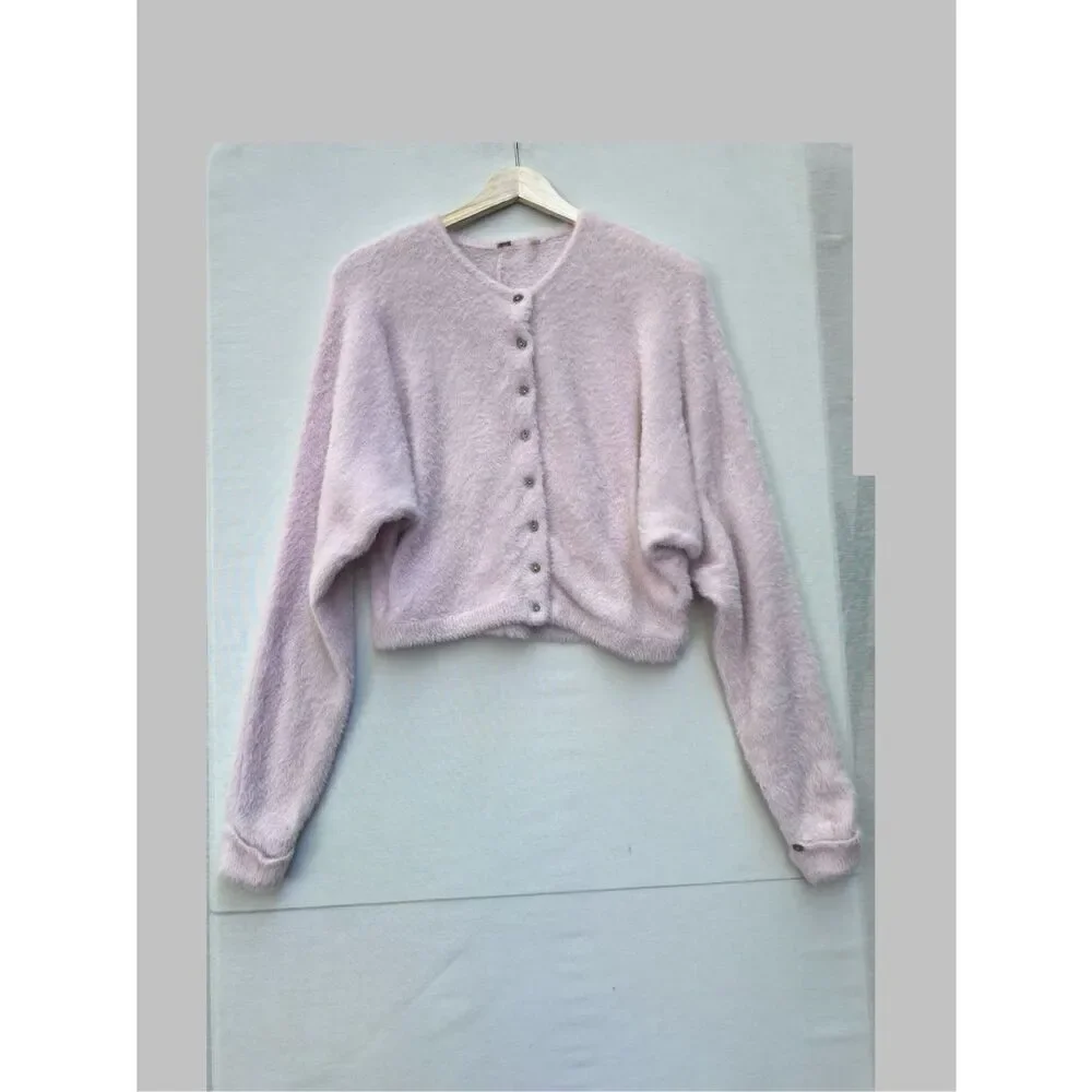 Free People One Allegra Cardigan Petal Pink Women’s size XS